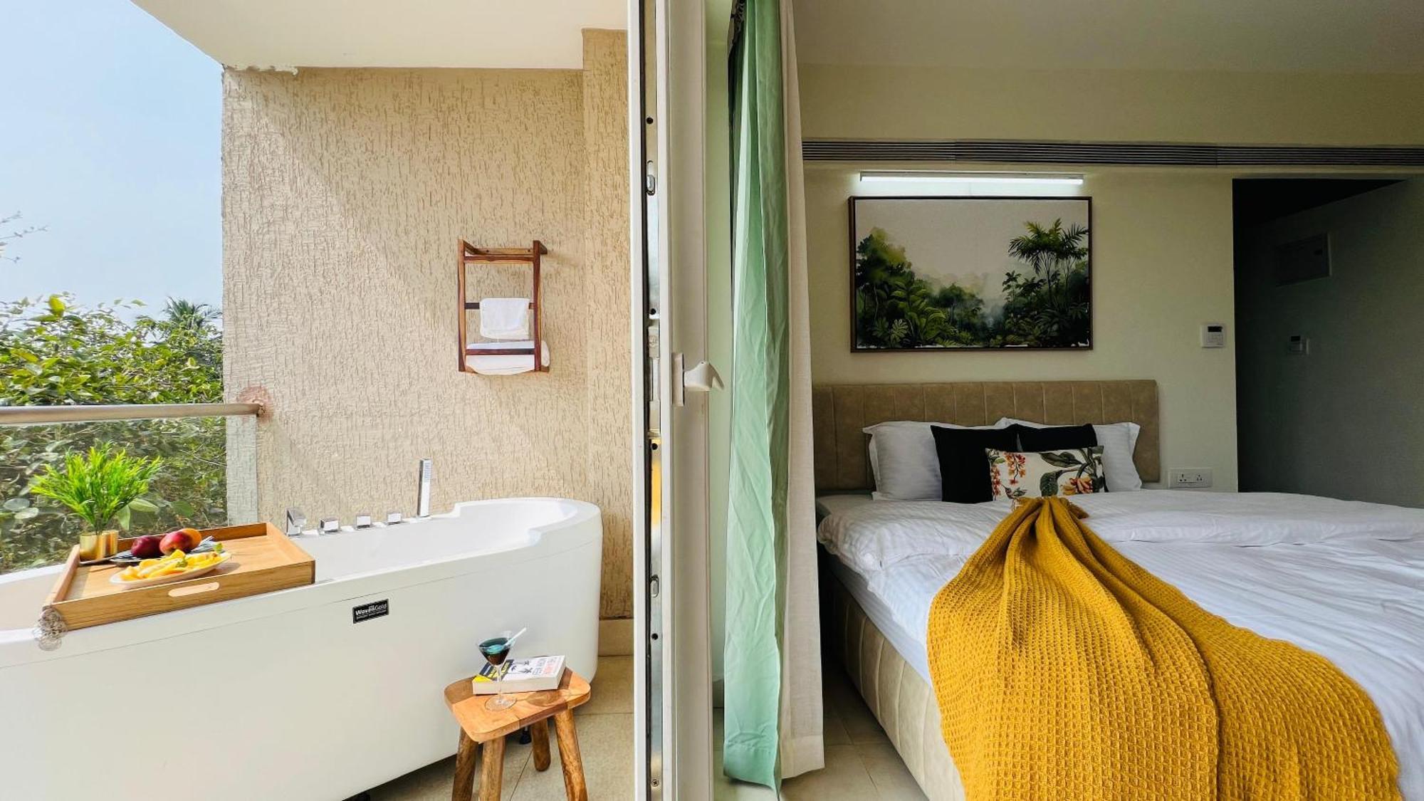 Bluo Amani Vagator - Boutique Hotel Goa أنجونا المظهر الخارجي الصورة